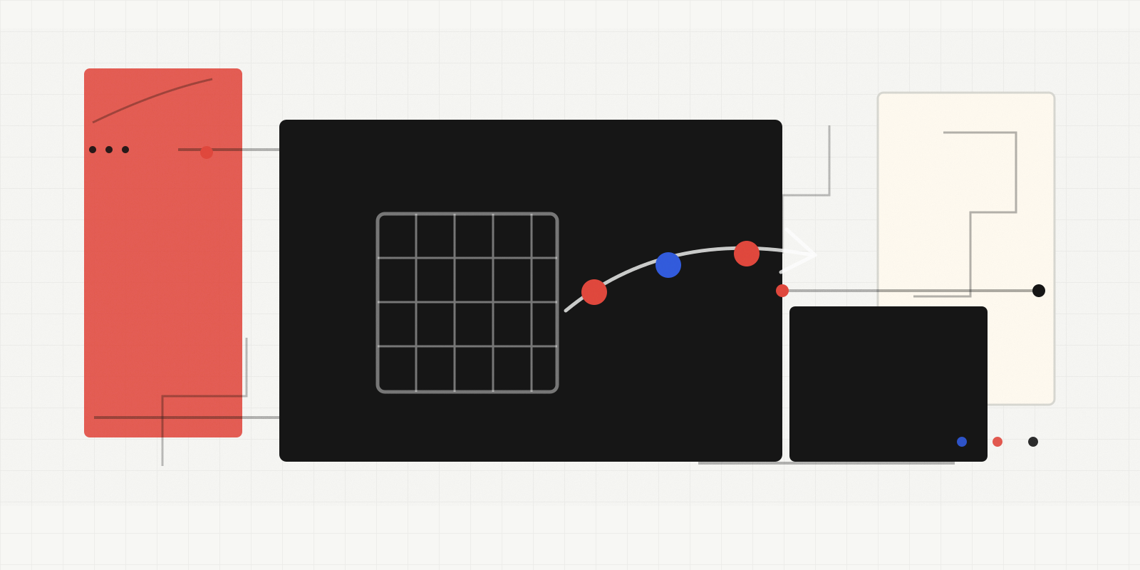 Abstract career transition path leaving a fractured office grid